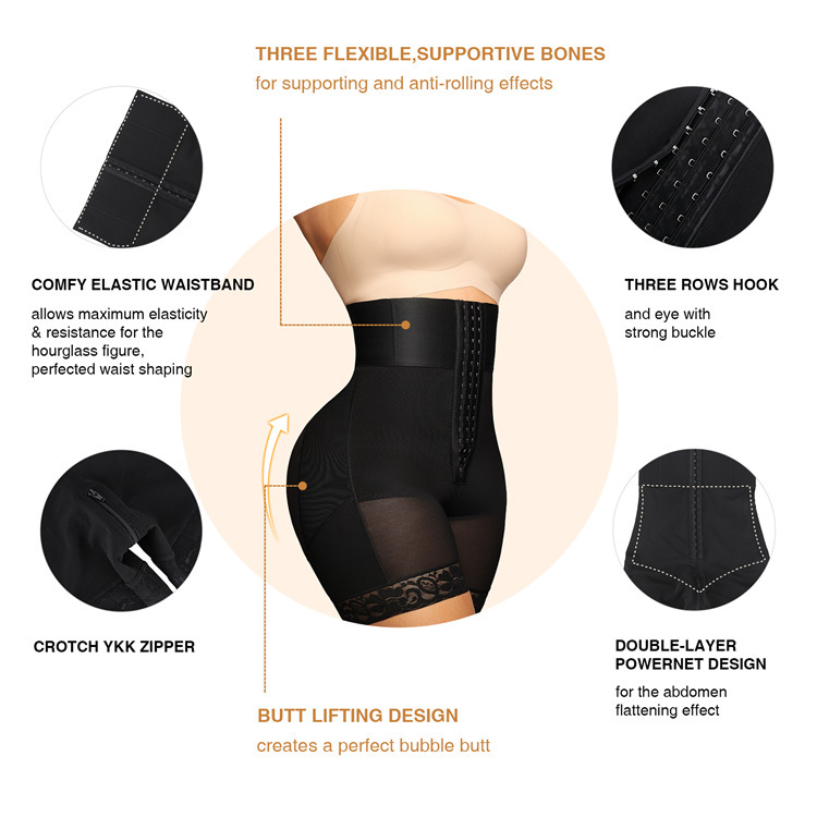 Large size high waisted body shaping pants body shaping sports tummy control pants tight waist lifting pants