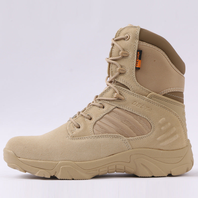 High-top shoes combat boots, tactical boots, hiking boots, outdoor desert boots