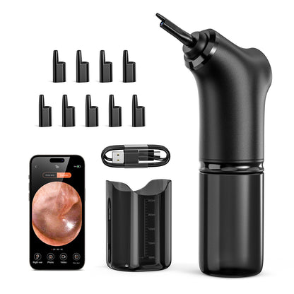 Earwax removal, electric visual ear cleaner, waterproof USB rechargeable