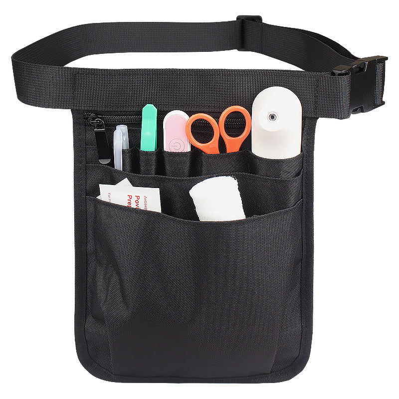 Nurse tool bag, portable waist bag first aid storage bag